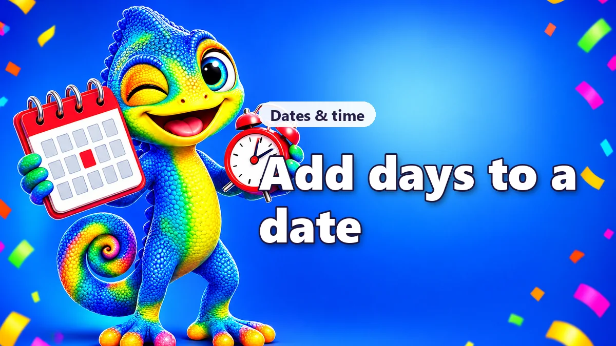 Add or subtract days from a date