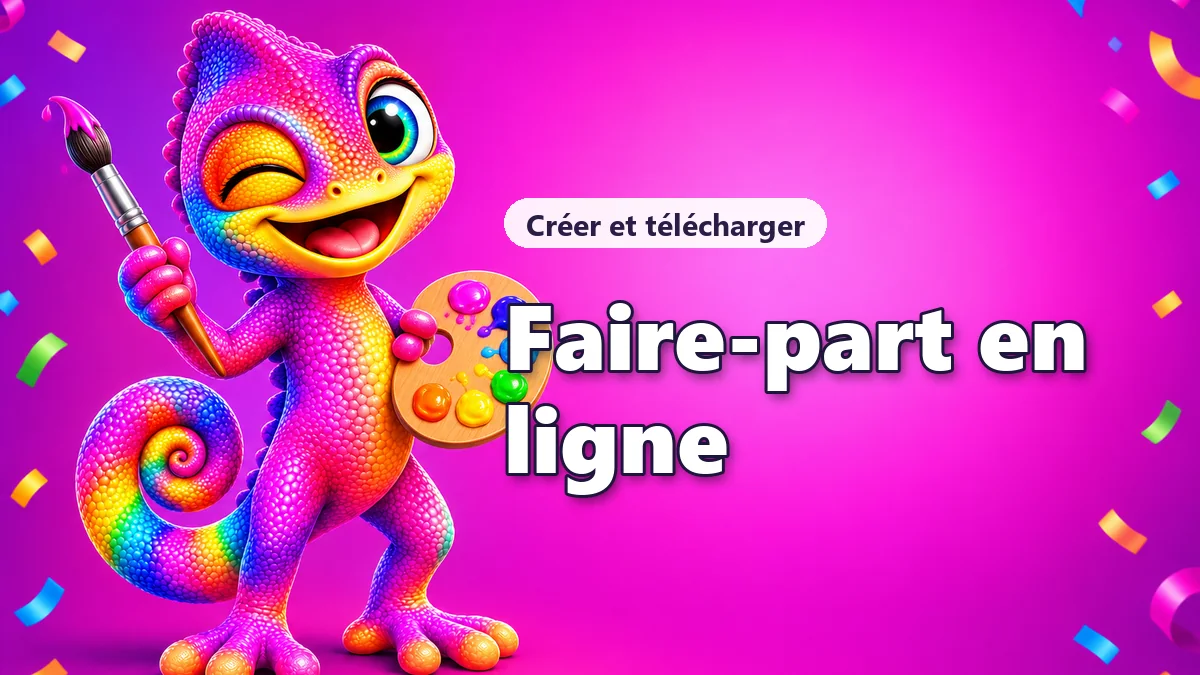 Créer un faire-part de mariage, naissance ou baptême