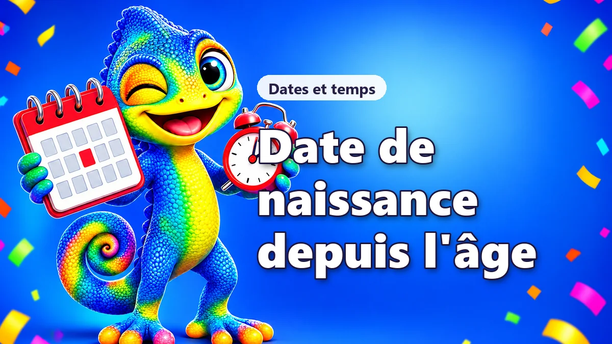 Retrouver une date de naissance depuis l'âge