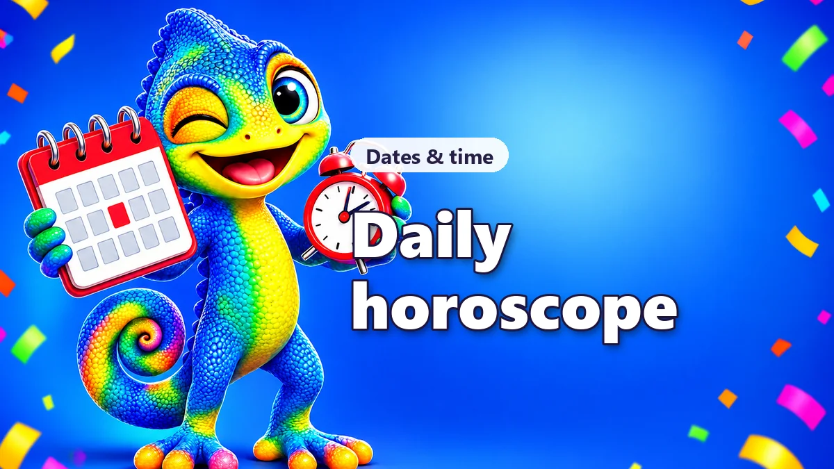 Daily horoscope for all 12 signs