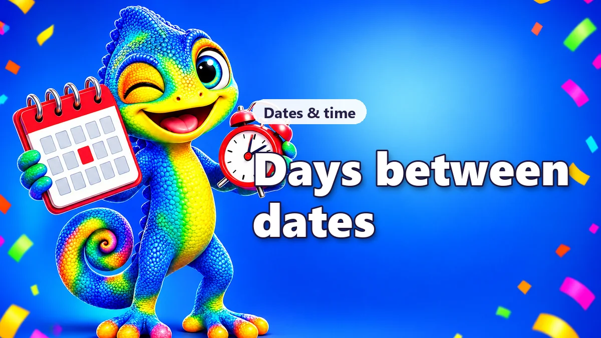 Days between two dates calculator