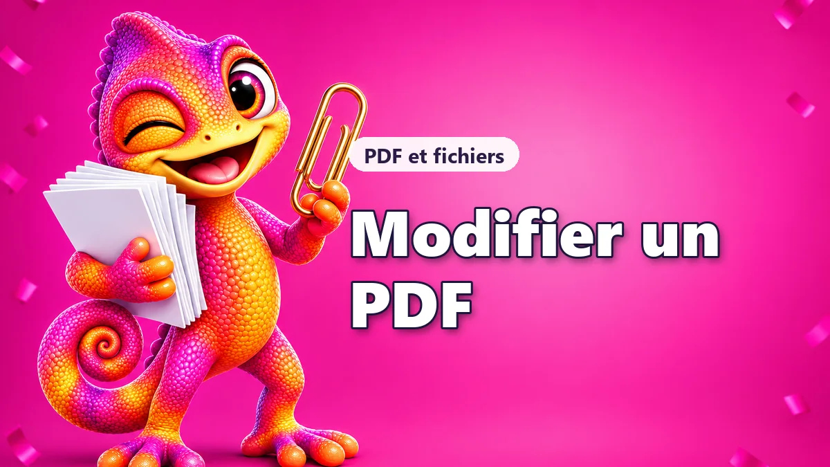 Modifier le texte et le contenu d'un PDF