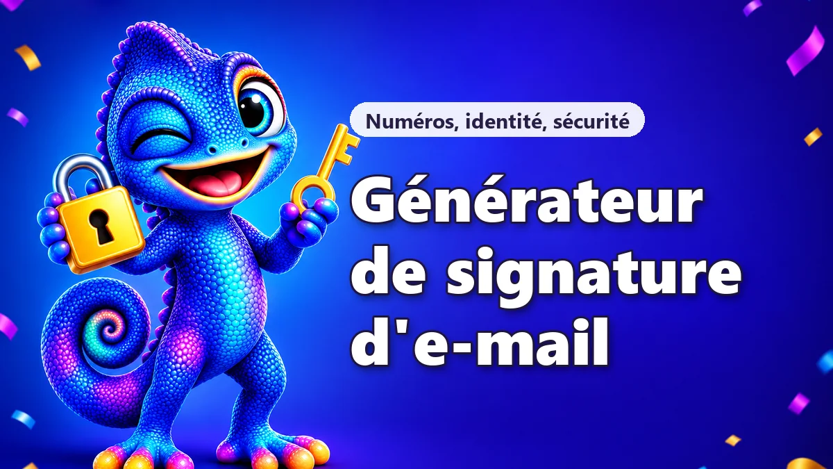 Générateur de signature d'e-mail
