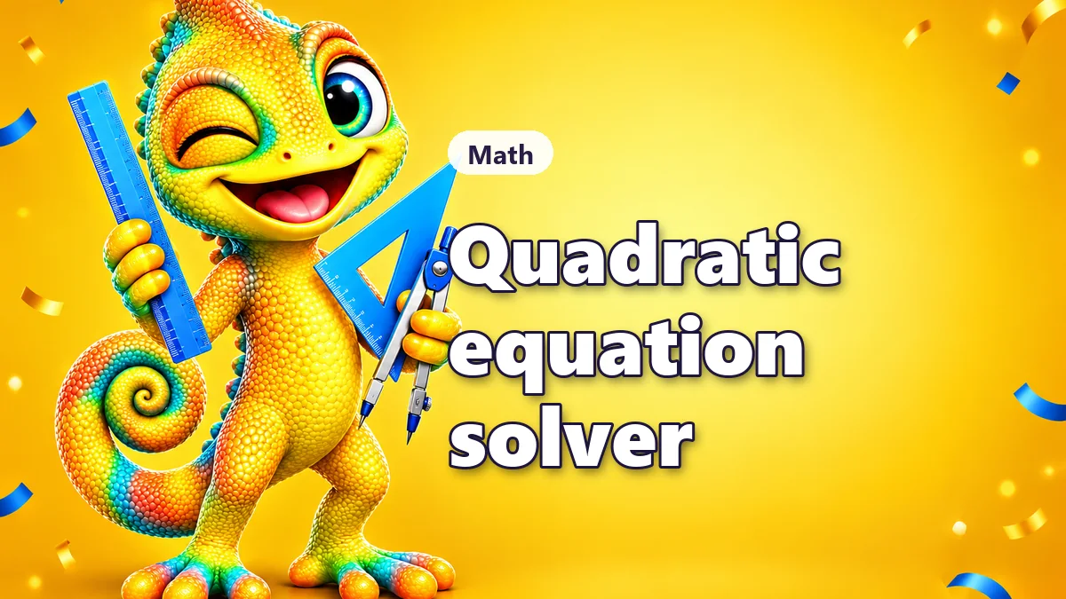 Quadratic and linear equation solver with steps
