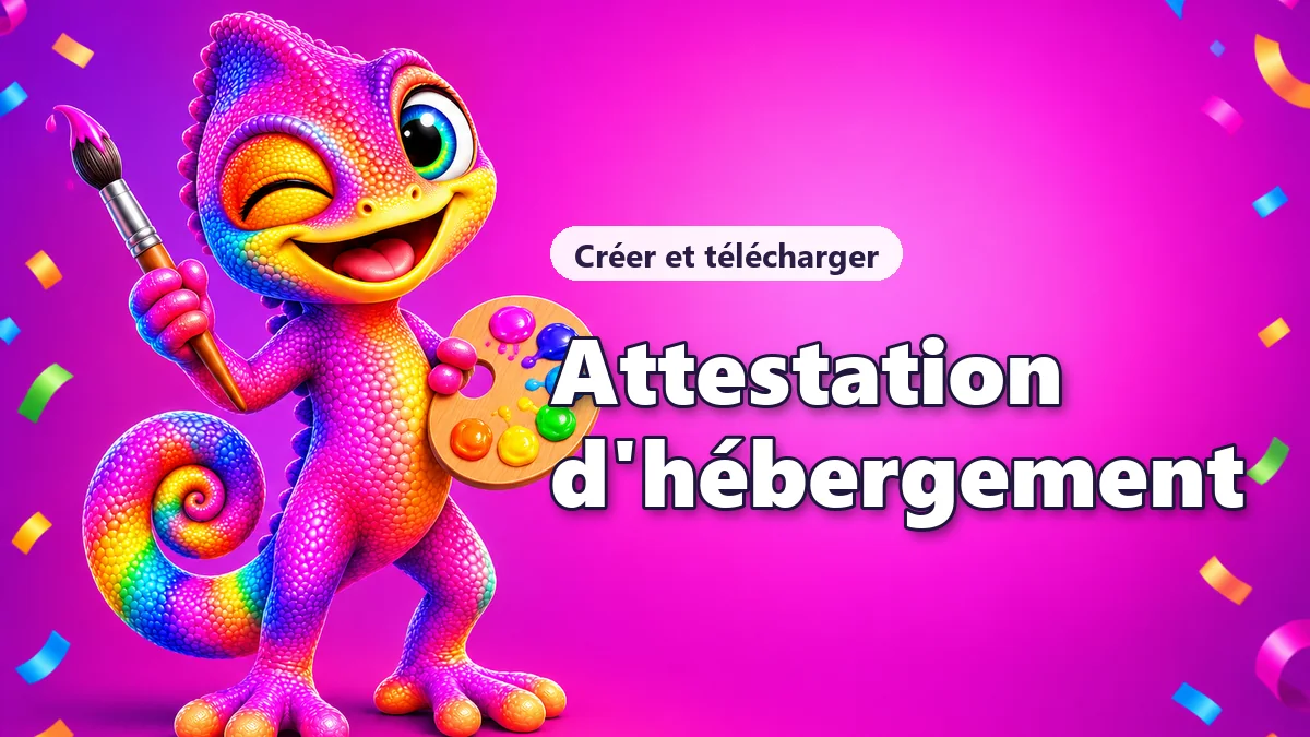 Générateur d'attestation d'hébergement sur l'honneur