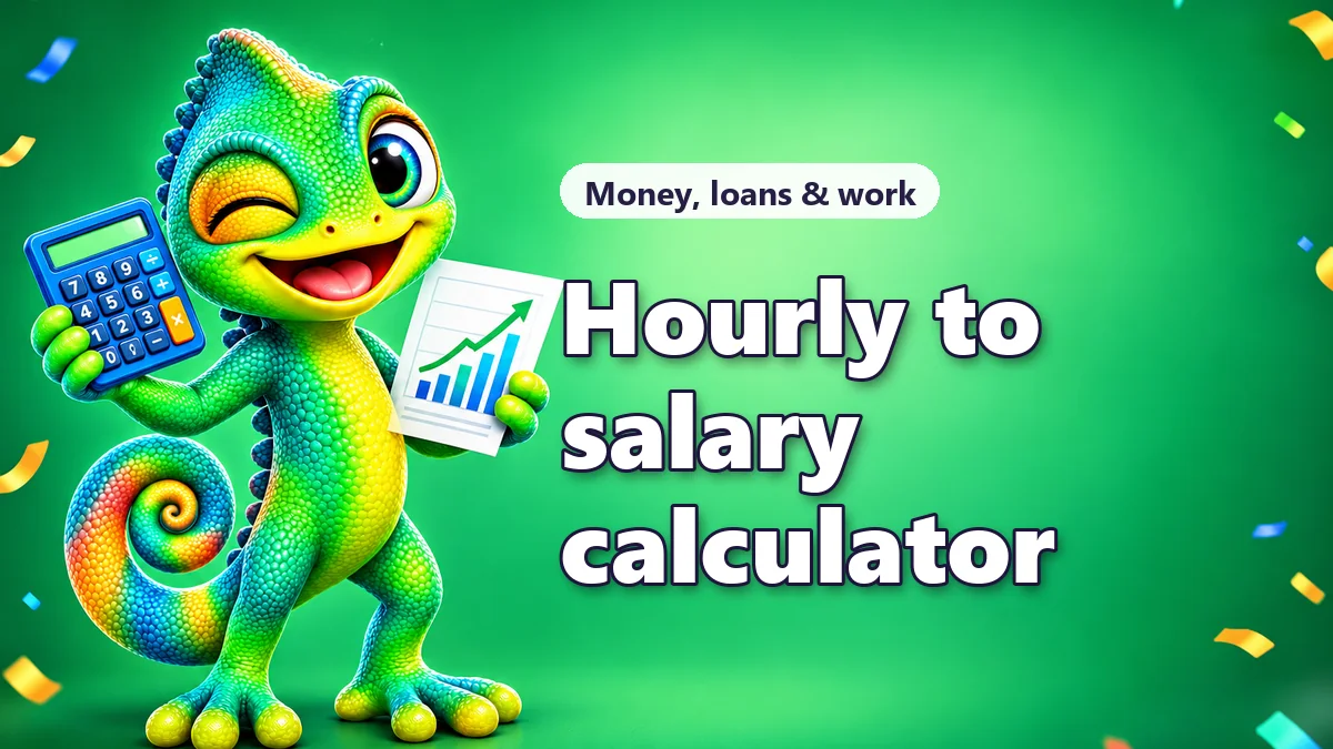 Hourly to salary and salary to hourly calculator