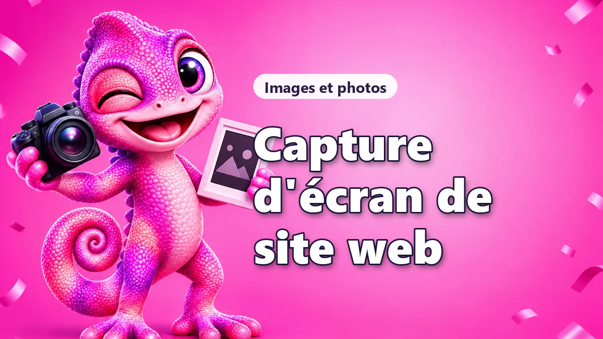 Capture d'écran d'un site web en ligne