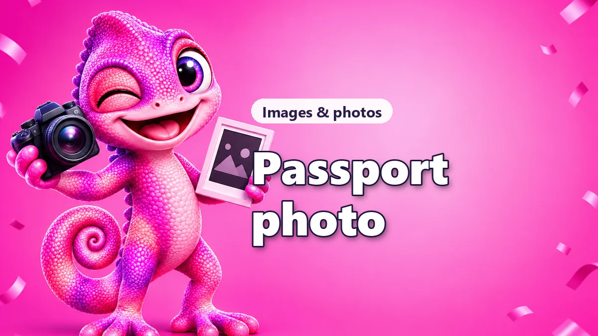 2 × 2 inch passport photo