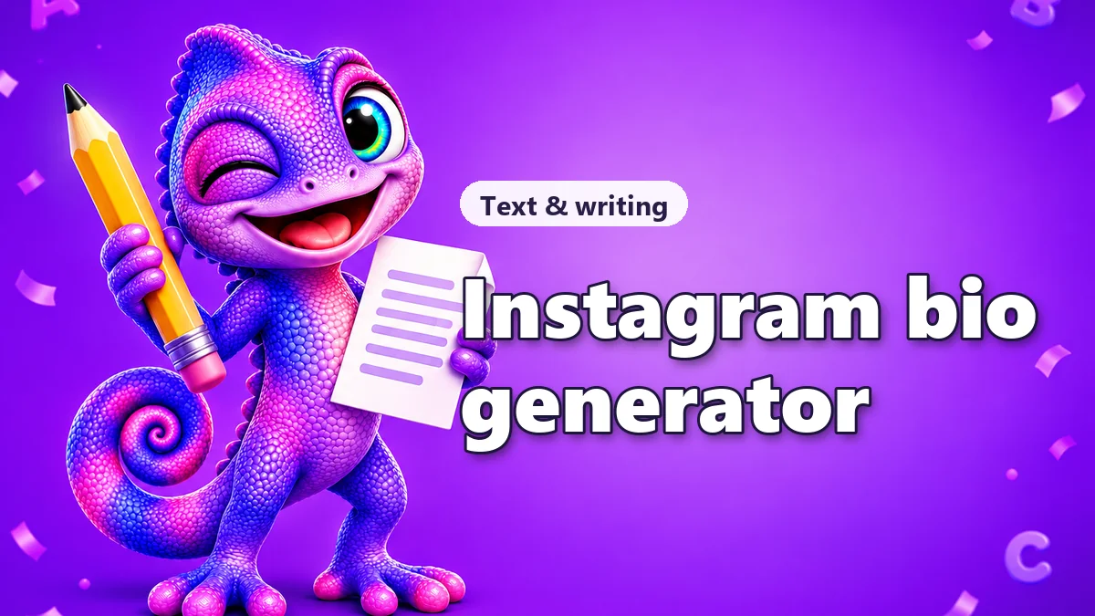 Instagram bio generator: create your bio in one click