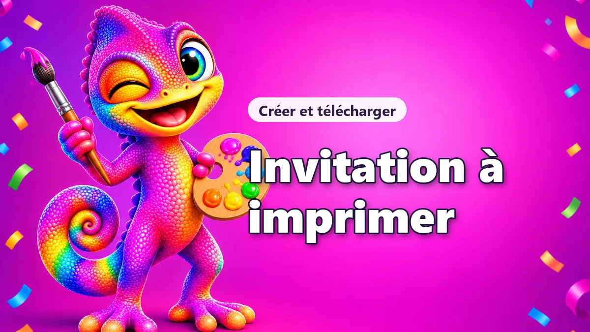 Créer une invitation pour ta fête ou ton anniversaire