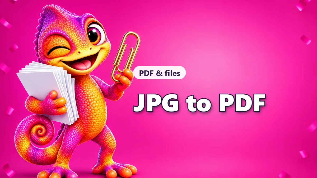 Convert JPG and images to PDF