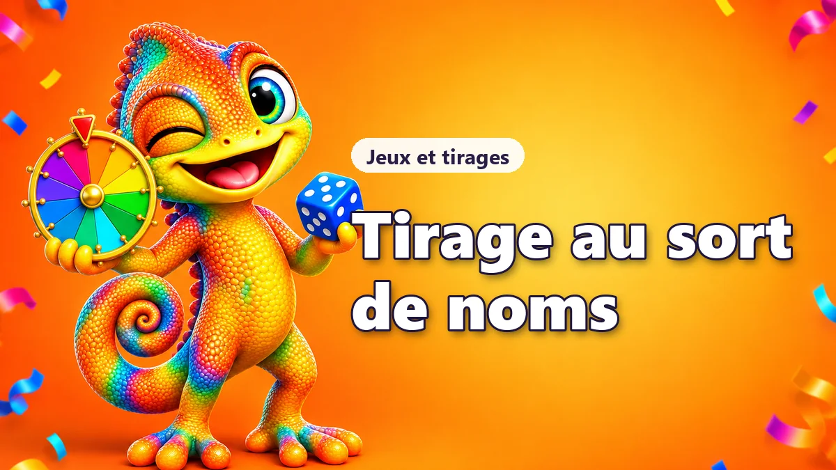 Tirage au sort de noms en ligne