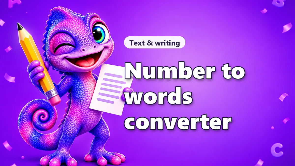 Write any number or dollar amount in words