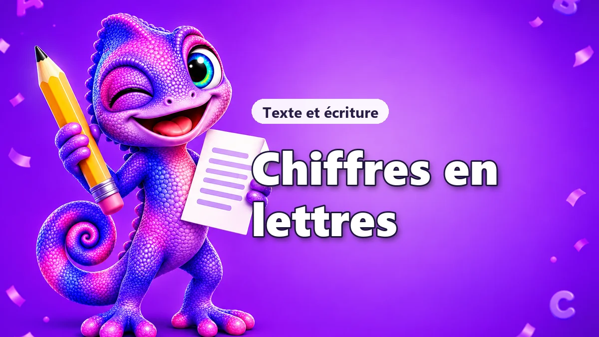 Écrire un nombre en toutes lettres