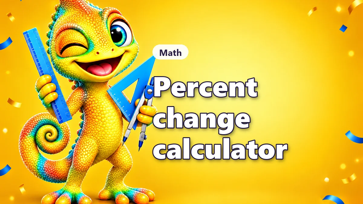Percent change calculator