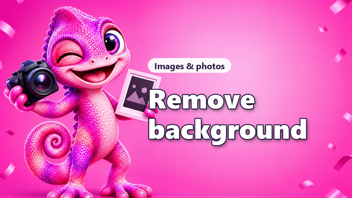Remove the background from an image