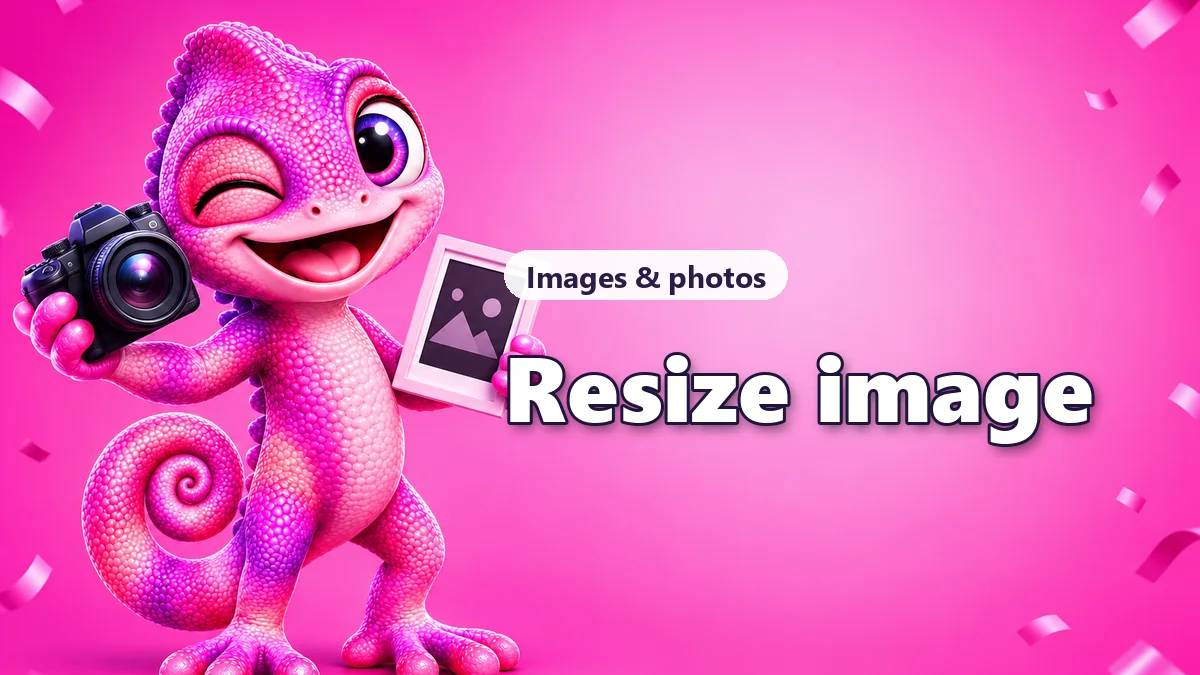 Resize images for free