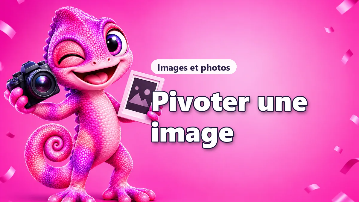 Pivoter et retourner tes images