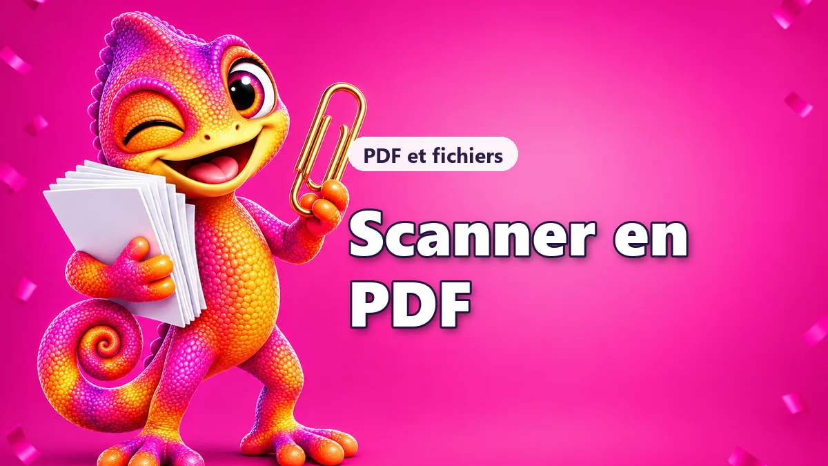 Scanner un document en PDF