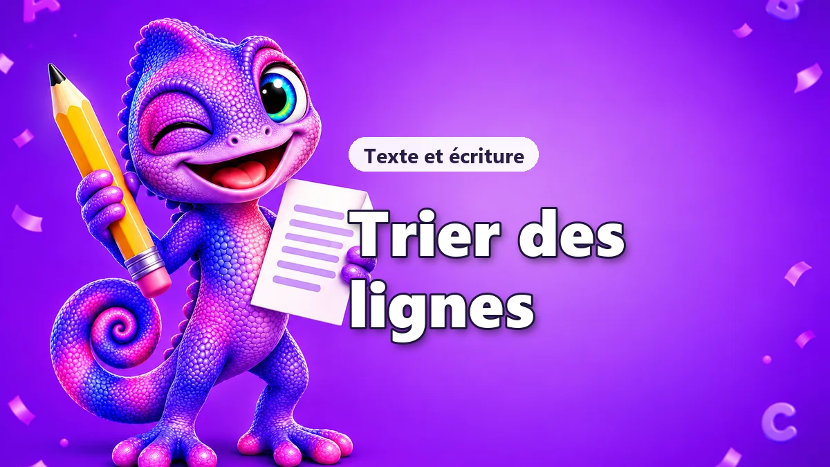Trier une liste de lignes en ligne
