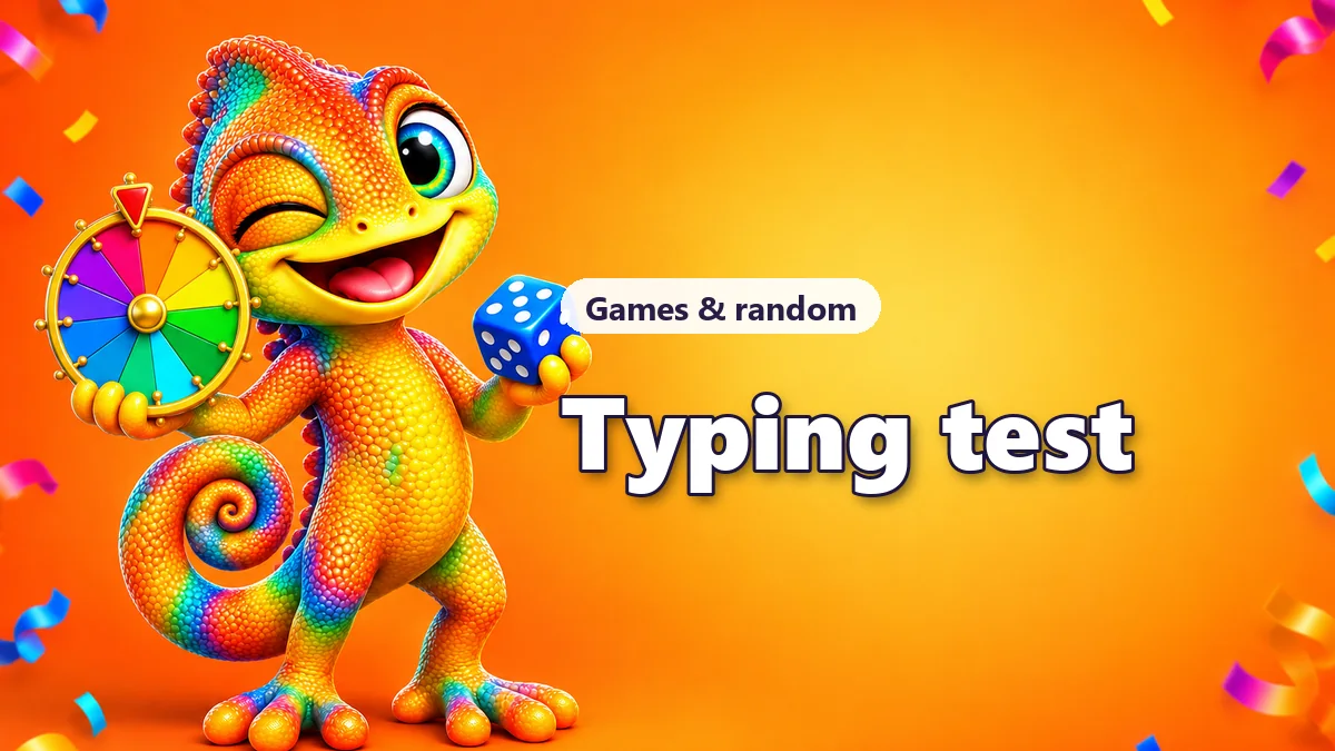 Typing speed test