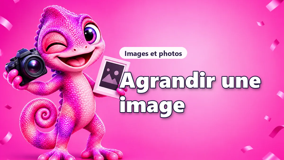 Agrandir une image sans l'envoyer