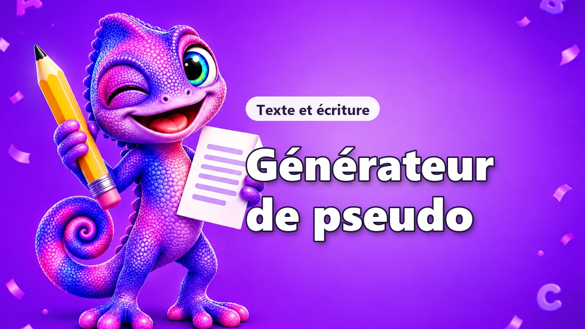 Un générateur de pseudo qui te ressemble