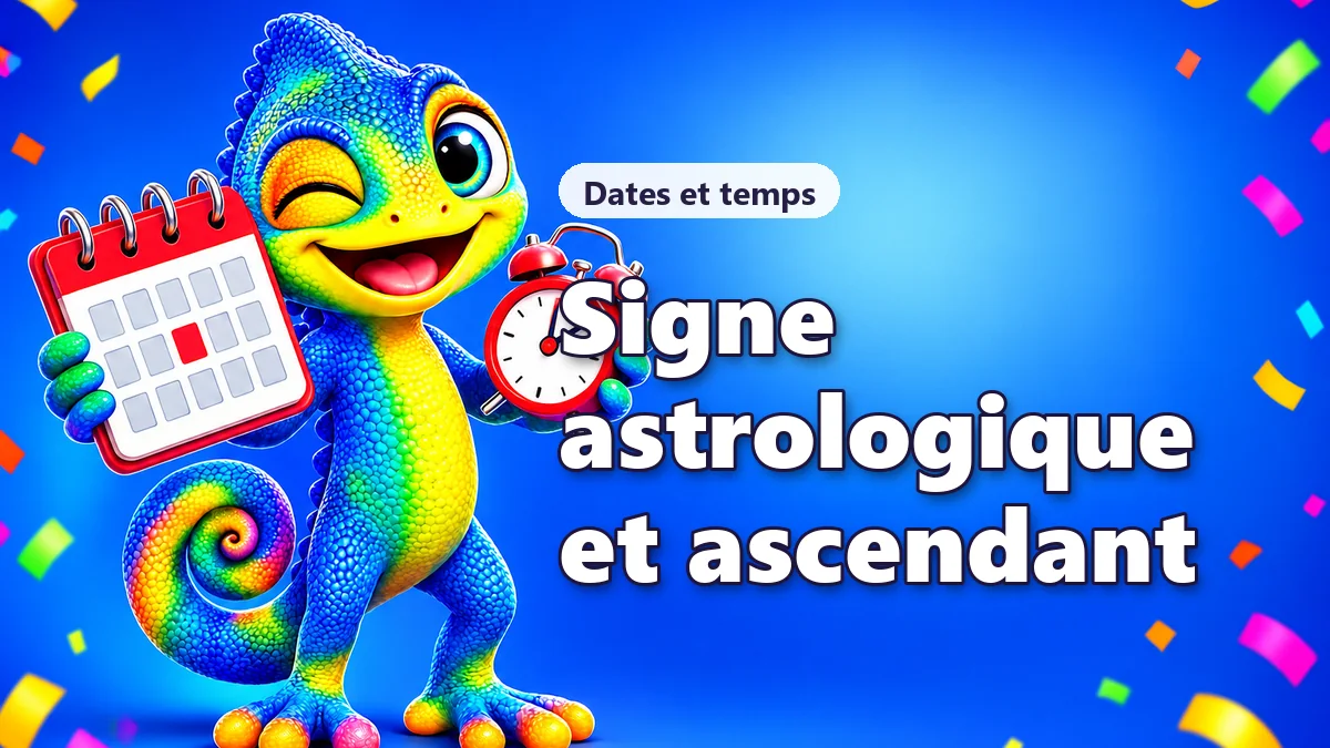 Calcul du signe astrologique et de l'ascendant